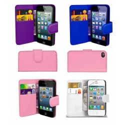 Luxury Protective Leather Wallet Flip Case Cover For Apple iPhone 5 | 5S
