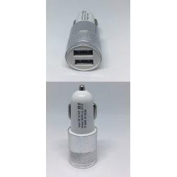 Mouse over image to zoom Have one to sell? Sell it yourself Details about  Dual 2.1A USB Port Car Charger Adapter - Silver