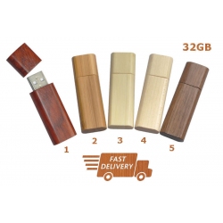 High Quality Wooden USB 2.0 Flash Memory Stick Pen Storage Drive 32GB