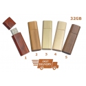 High Quality Wooden USB 2.0 Flash Memory Stick Pen Storage Drive 32GB