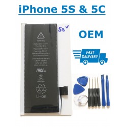 Genuine OEM Replacement Battery for Apple iPhone 5S & 5C 1560 mAh 3.8V Li-ion UK