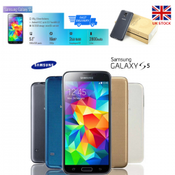 NEW Samsung Galaxy S5 G900F Storage 16GB RAM 2GB Camera 16MP Unlocked Smartphone