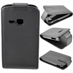 Details about  Flip Leather Case Card Holder For Samsung Galaxy Young S6310 & Screen Protector