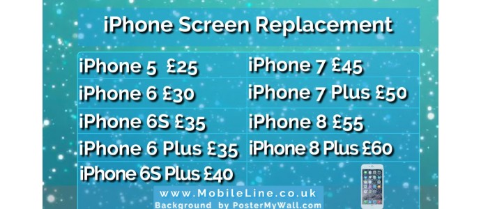 Apple iPhone screen replacement near me with amazing prices and high quality parts